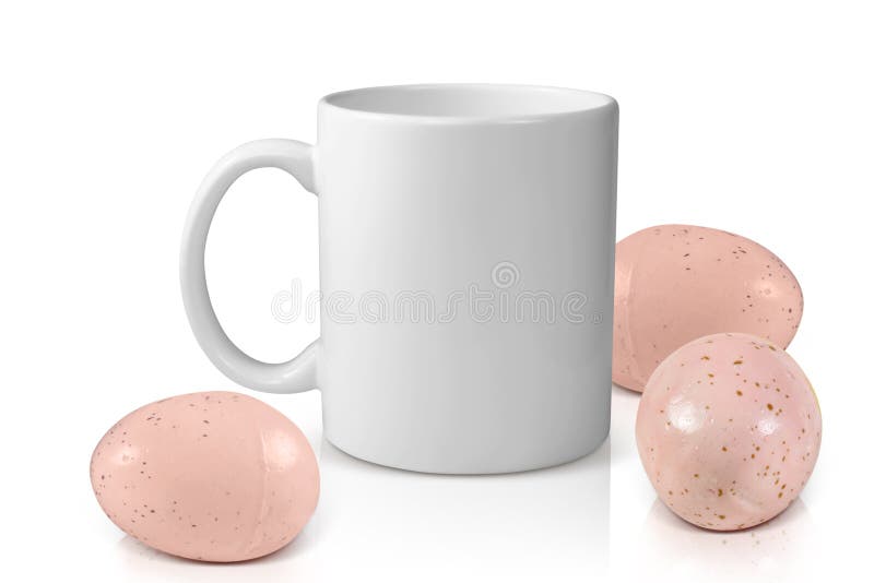 Download Easter Coffee Cup Mockup With 11 Oz Mug And Easter Eggs Stock Image Image Of Beverage Coffee 174235647