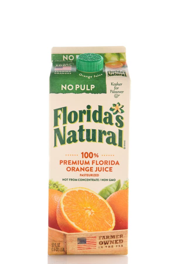 A 52 Ounce Container of Floridas Natural Premium Florida Orange Juice ...