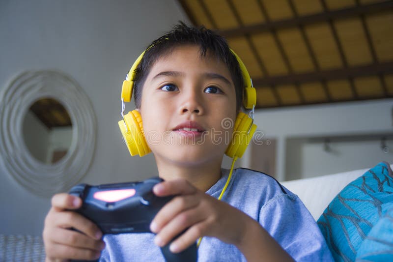 Girl and Boy Playing Games Online Stock Image - Image of lifestyle,  headset: 84312579