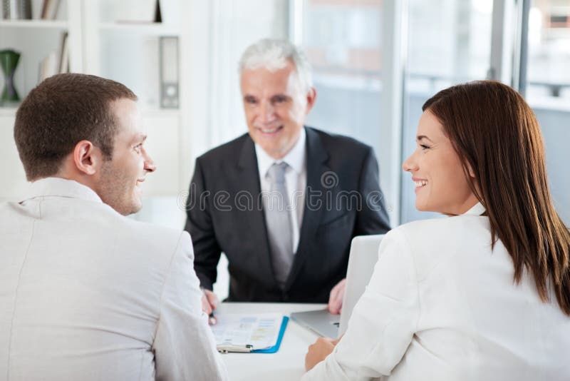 Our Financial Advisor stock images