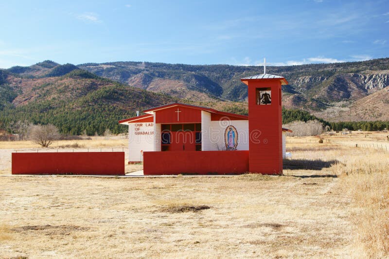 Our Lady of Guadalupe church stock photos