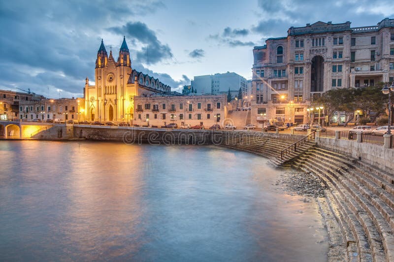 Our Lady of Mount Carmel in Balluta bay, Malta