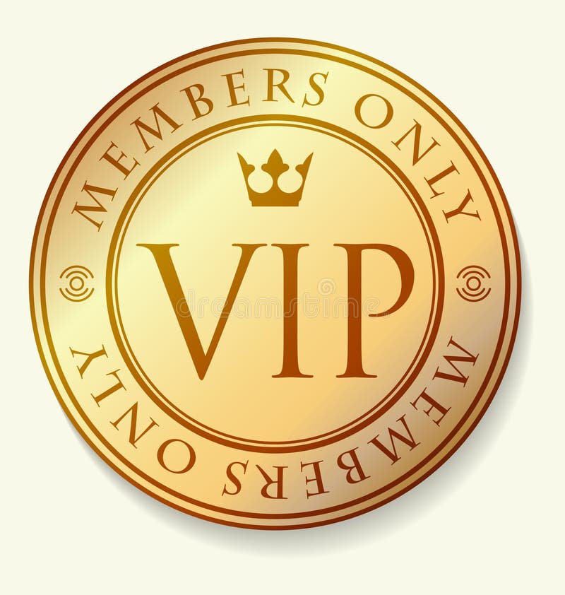 Ouro e decoração vermelha do VIP com quadro redondo, membros do subtítulo somente ilustração do vetor Ouro e decoração vermelha do VIP com quadro redondo, membros do subtítulo somente ilustração do vetor