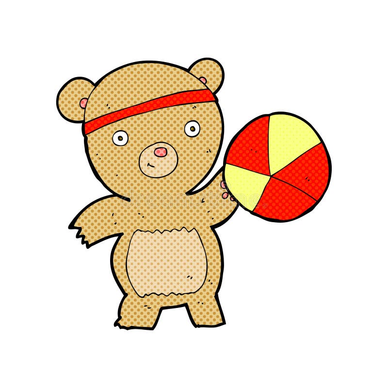 ours de bande dessinée jouant des sports illustration stock ours de bande dessinée jouant des sports illustration stock