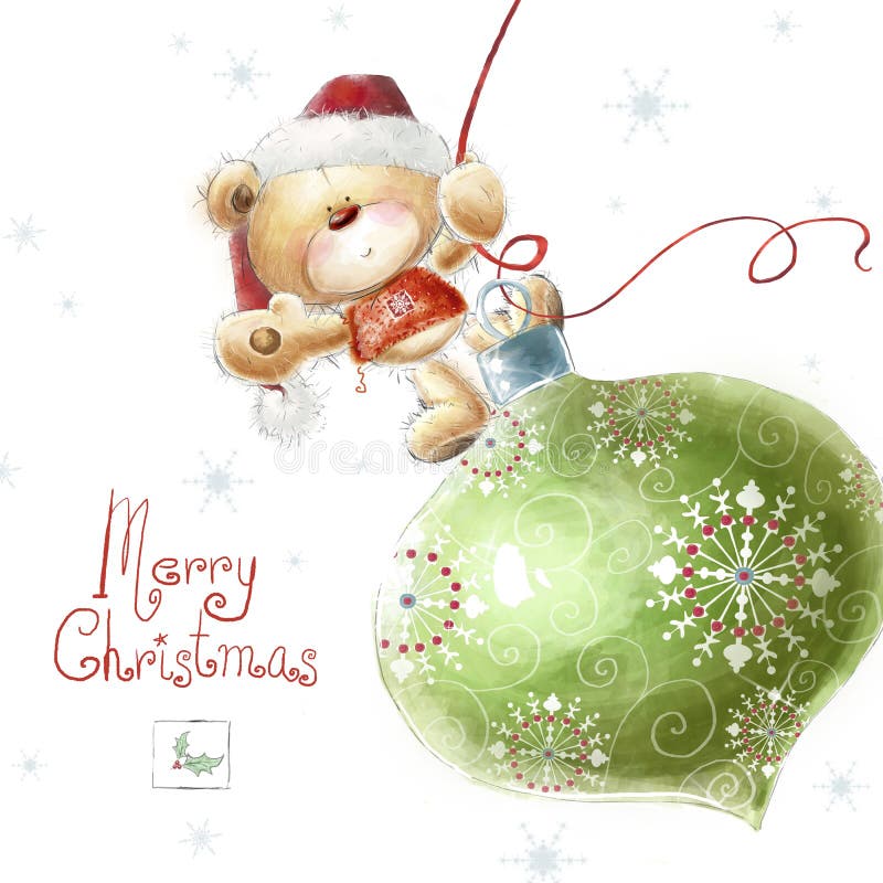 Ours de Noël illustration de vecteur Ours de Noël illustration de vecteur