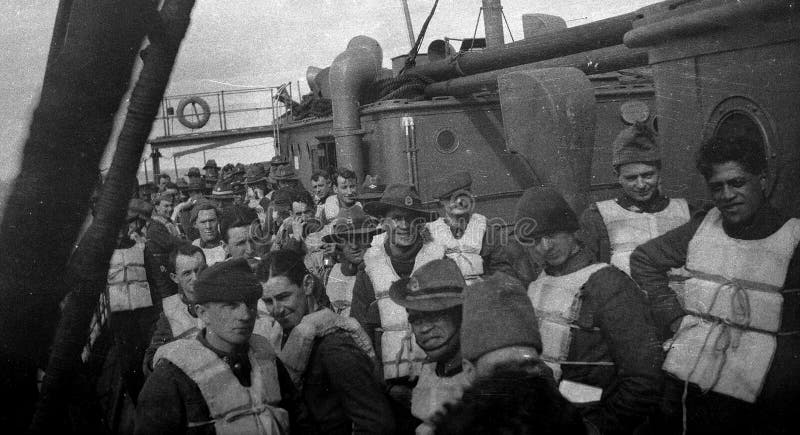 Out on deck royalty free stock photography