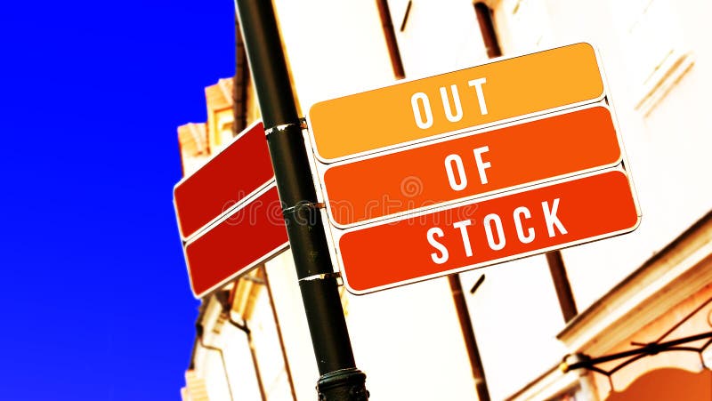 Out of stock stock images