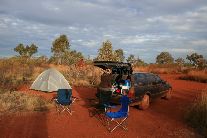 Outback Backpacker Camping, Australia Stock Image Image 13768853