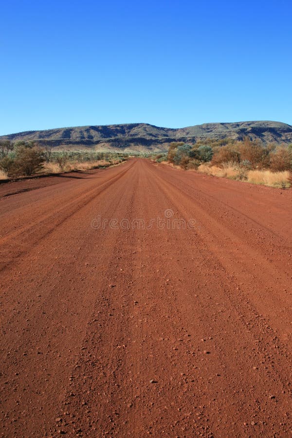 Outback Dirt Road royalty free stock image