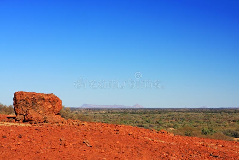 Outback Landscape stock photo