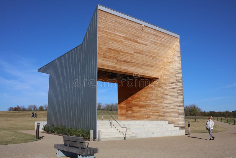 Amphitheater at Shelby Farms Park, Memphis Tennessee royalty free stock photography Amphitheater at Shelby Farms Park, Memphis Tennessee royalty free stock photography