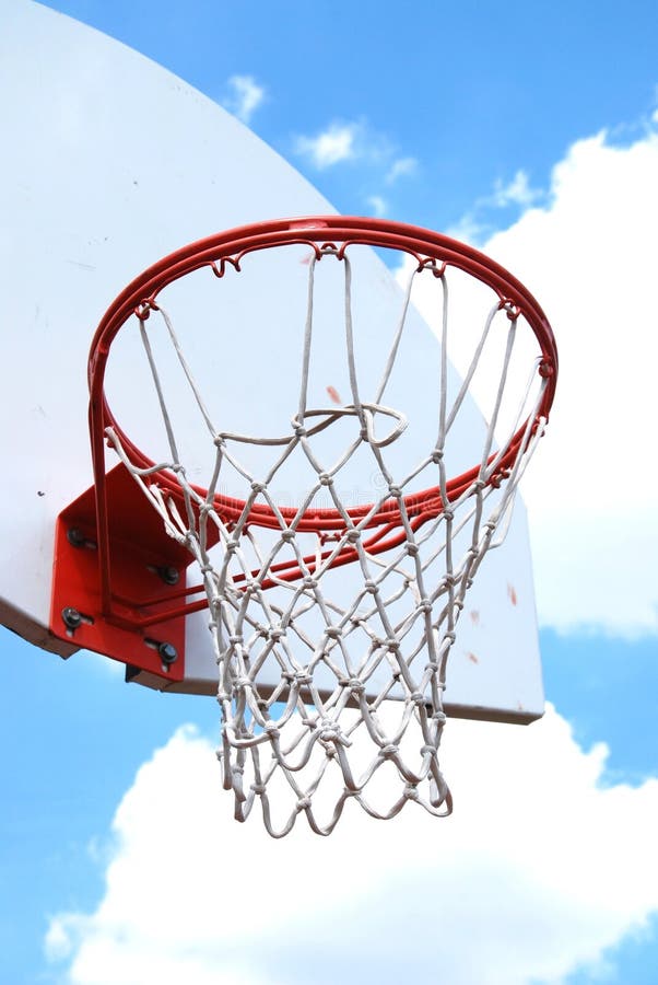 Outdoor basketball hoop stock image. Image of board, paint 19938347