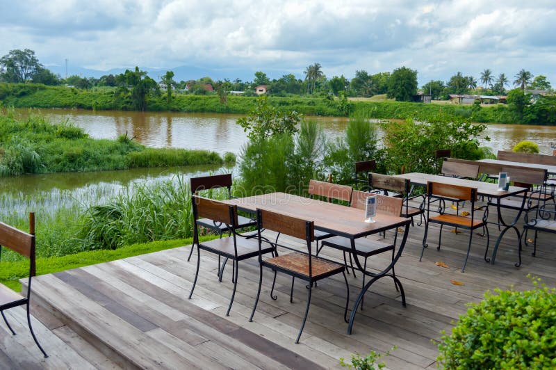 Outdoor cafe. stock image. Image of restaurant, exterior 58651723