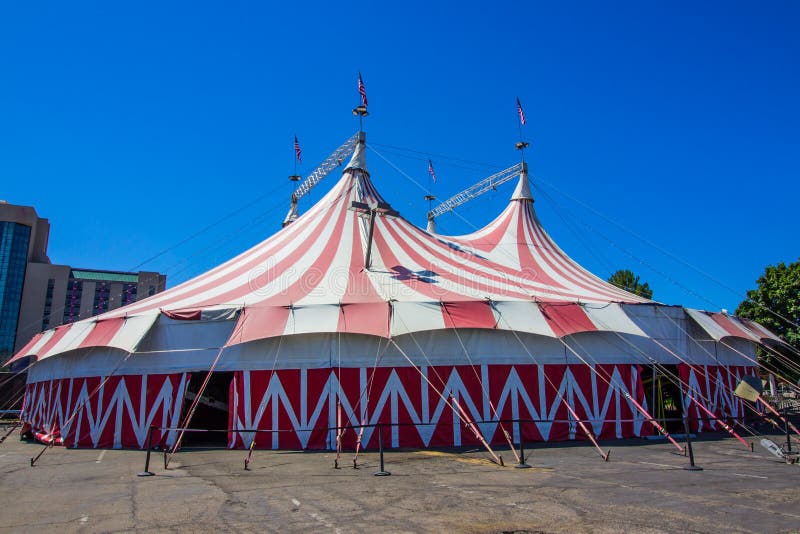 Outdoor Circus Big Top Tent. 