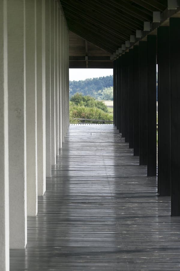 Outdoor Corridor stock image. Image of corridor, london 10728059