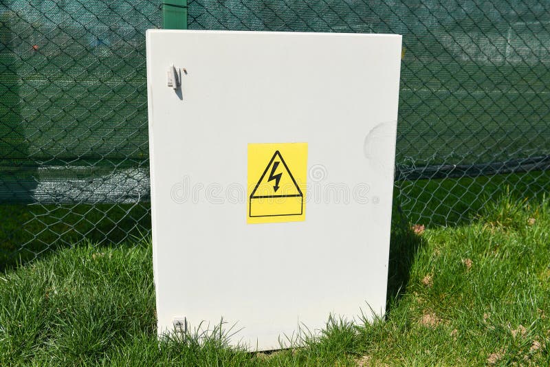 Outdoor Electric Control Box Stock Photo Image of control, industrial