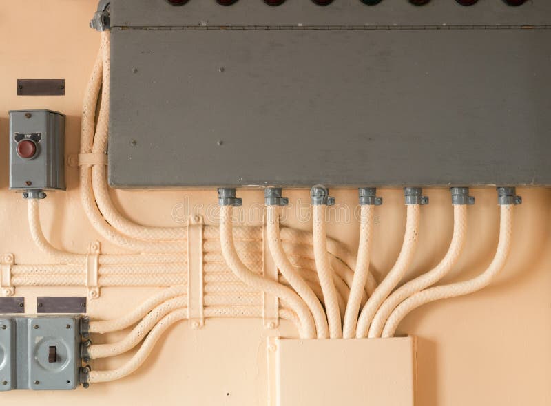 Outdoor Electrical wiring stock photo. Image of ship 31790408