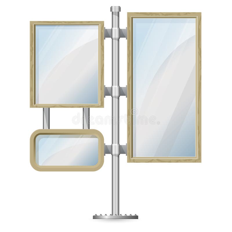Download Outdoor light box mock up stock vector. Illustration of ...
