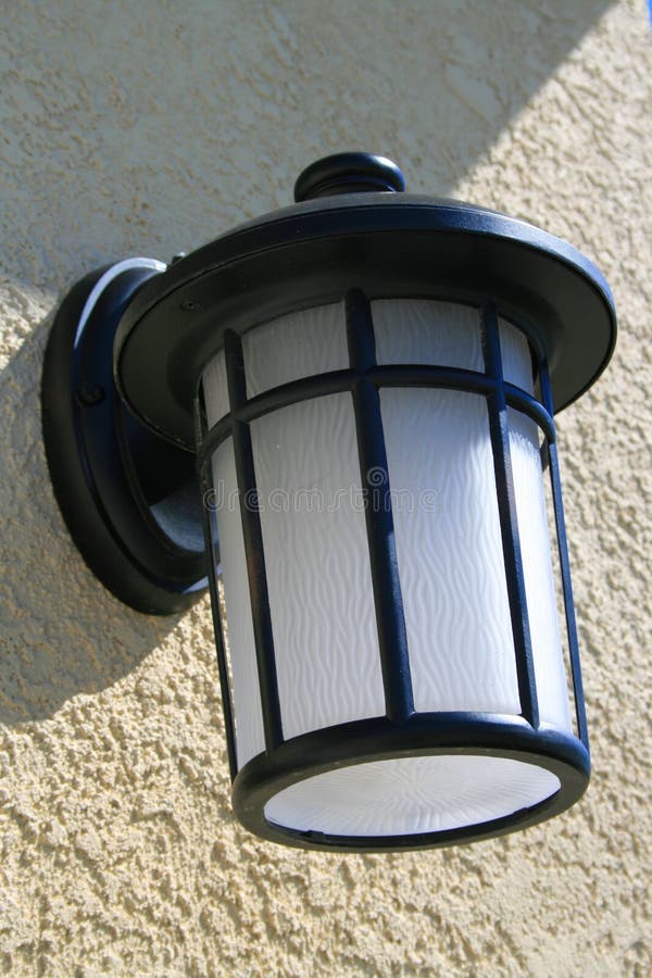 Outdoor Light Fixture stock image. Image of lantern, light 4832155
