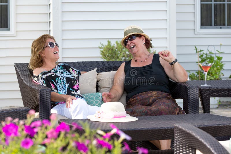 Outdoor Living Conversations royalty free stock photo Outdoor Living Conversations royalty free stock photo