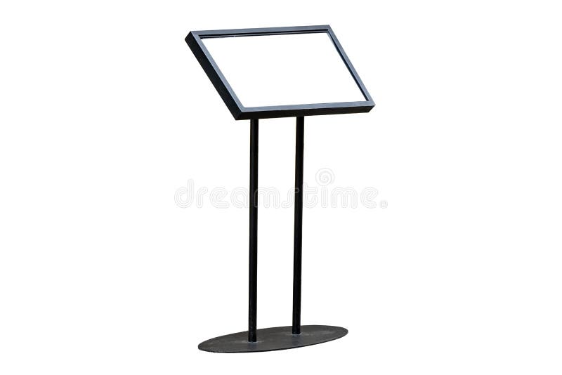 Menu Holder Stand Two-Tier Angled Wooden White Menu Holder Stand 