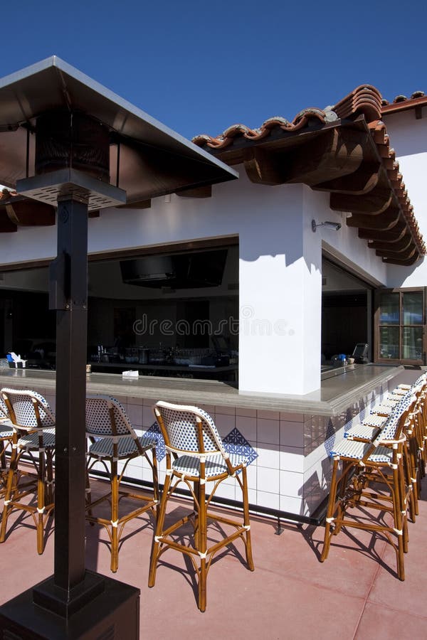 Outdoor Patio Cocktail Wine Bar Stock Image Image of beverage, happy