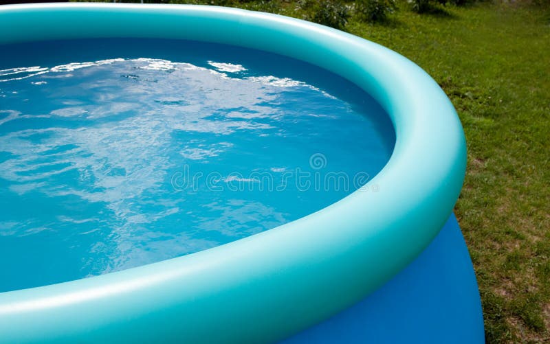 Outdoor pool with a water royalty free stock image
