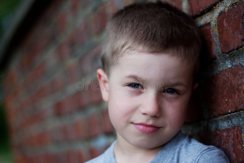 Boy with Strabismus stock image. Image of eyesight, focus - 14780577