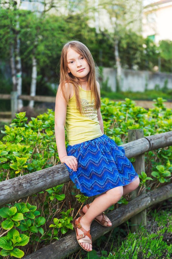 little girl wearing sandals