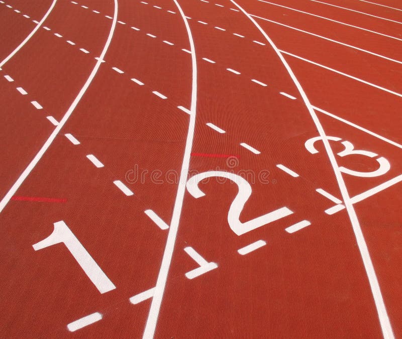 Outdoor Running Track royalty free stock photos