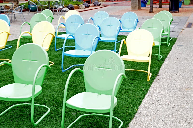 Outdoor seating area stock photo. Image of patio, grass 73884346