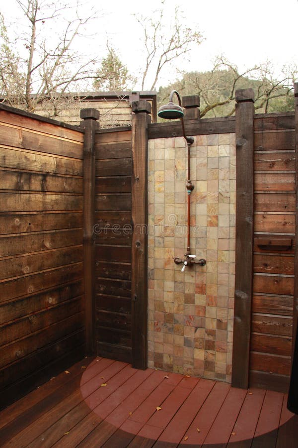Outdoor shower stock image. Image of shower, outside, outdoor 4462689