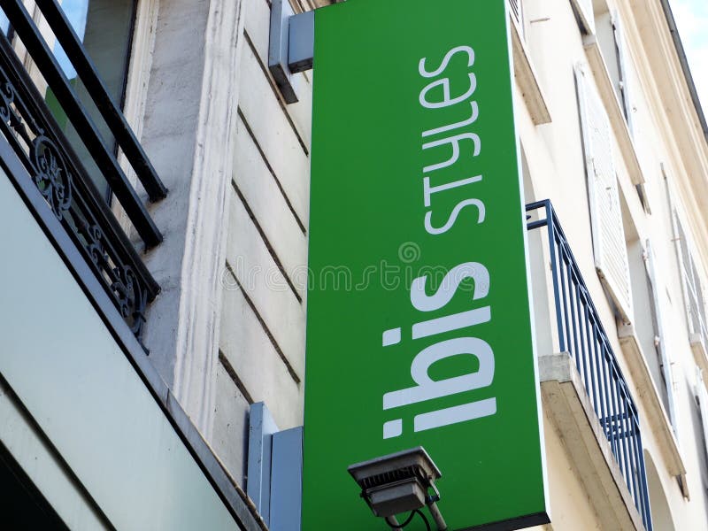 IBIS Styles And IBIS Budget Logo On Hotel Building Editorial Stock