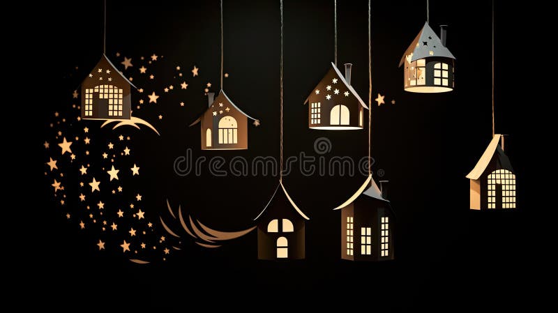 String Lights Clip Art Graphic by LunaDesign · Creative Fabrica