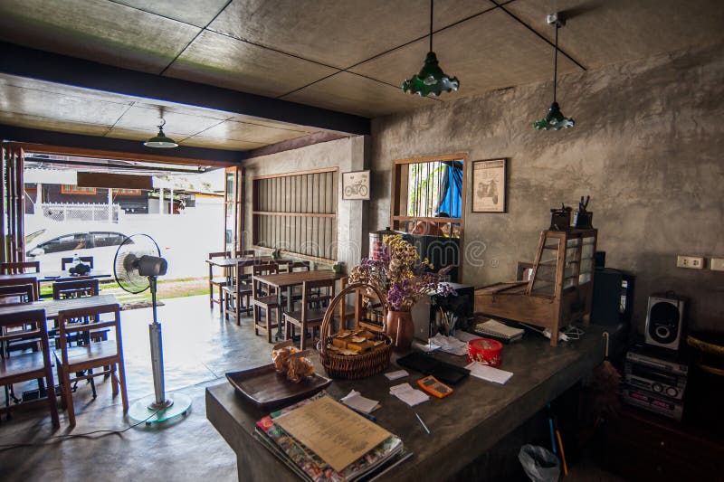 In outdoor Thai restaurant editorial stock photo. Image of dinner