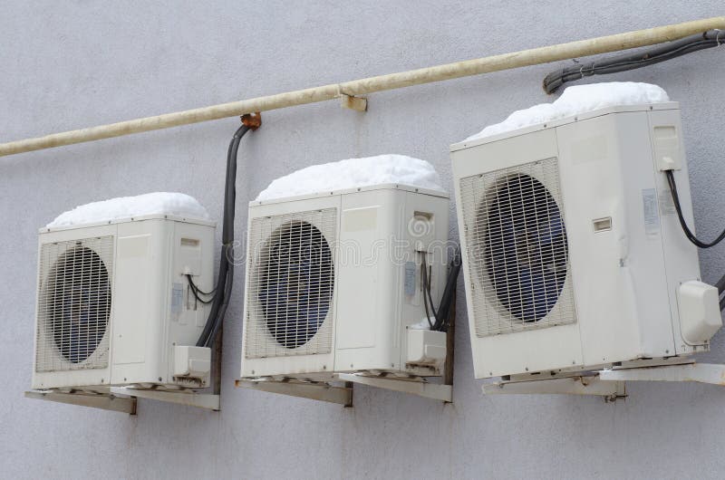 Outdoor Units of Air Conditioner Stock Photo Image of industry