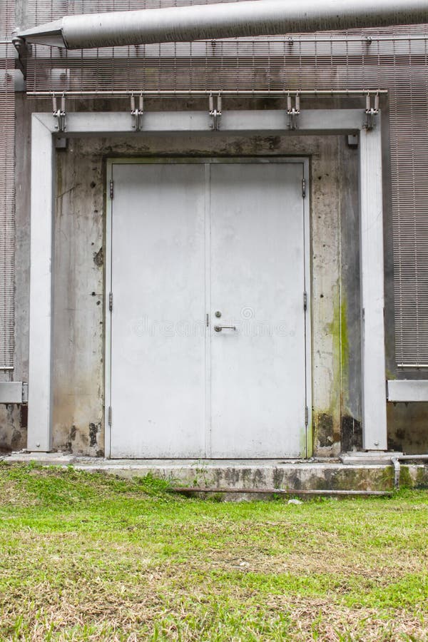 Outdoor Warehouse Building Still Gate Stock Image Image of cargo