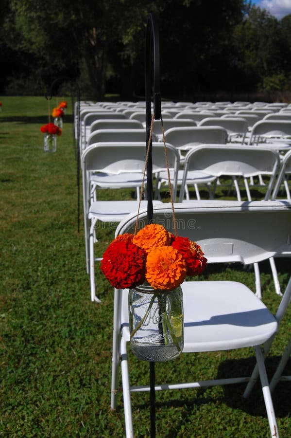 Outdoor Wedding With Flowers