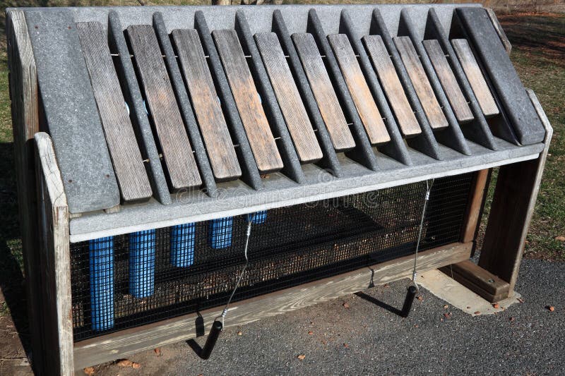 Outdoor Xylophone stock image. Image of explore, struck 18863393