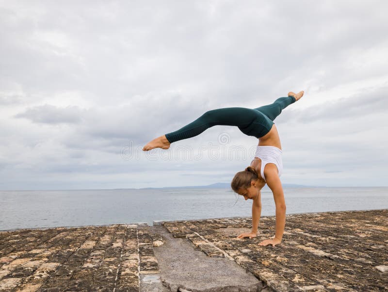 Vrksasana Handstand Stock Photos - Free & Royalty-Free Stock Photos from  Dreamstime