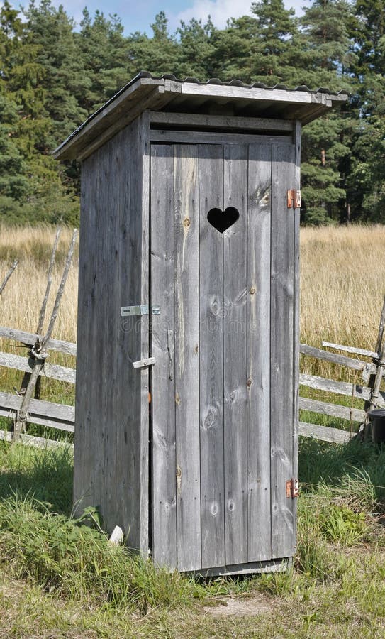 Outdoors Toilet stock photo. Image of needs, house, heart 22244146