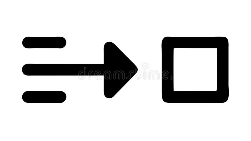 Outgoing Link Redirect Icon, External Navigation Symbol, vector design Generative AI royalty free illustration