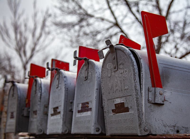 Outgoing Mail stock photo. Image of natural, rural, america 142866278
