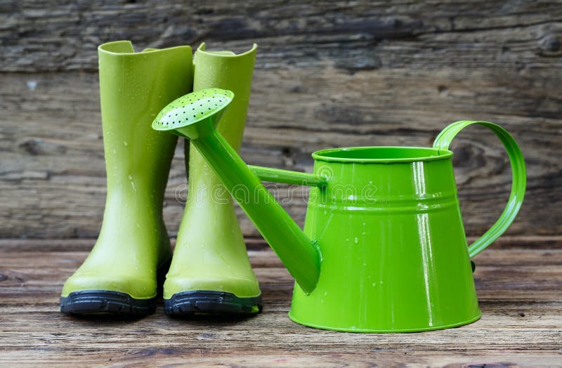 Gardening tools on old wooden planks. Gardening tools on old wooden planks