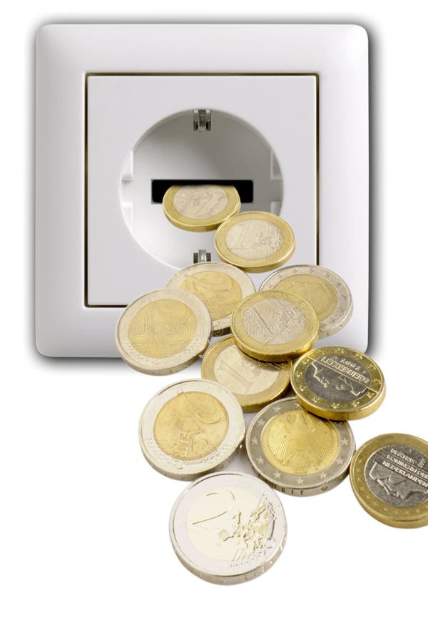 Outlet with money