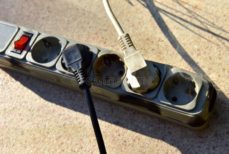 Outlets with Switche Caught Fire in Room. Overloaded Electrical Current