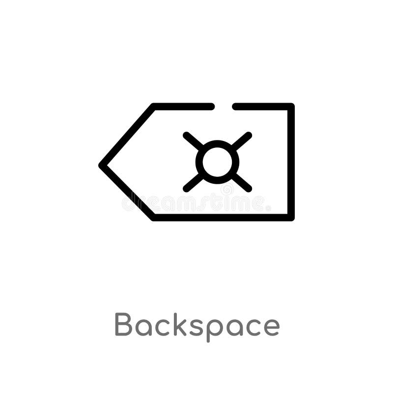 Белый значок Backspace. Бэкспейс на черном фоне белый. Бэкспейс рахеостома. Tle векторный значёк.