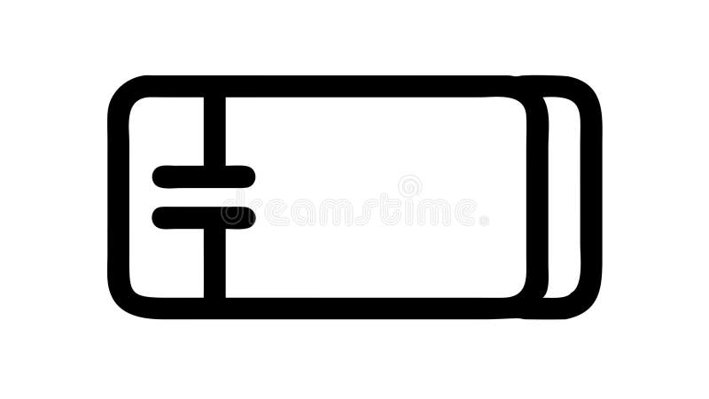 Outline icon of a battery representing power source energy , vector design Generative AI royalty free illustration