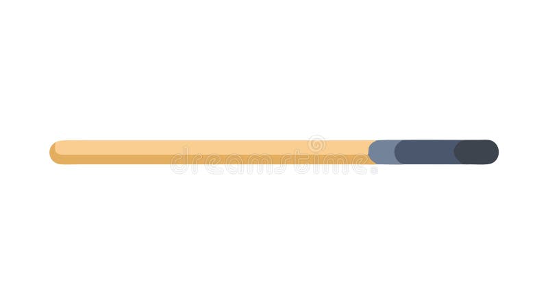 Outline icon of long thin object bar , vector design Generative AI stock illustration