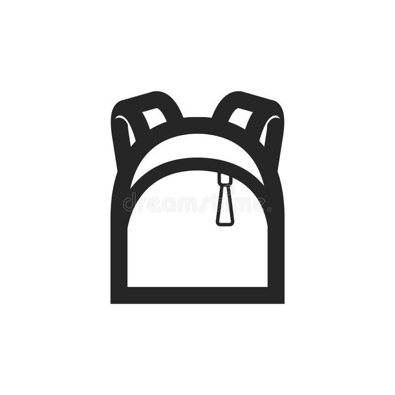 Kids School Bag Icon Outline Stock Illustrations – 296 Kids School Bag ...